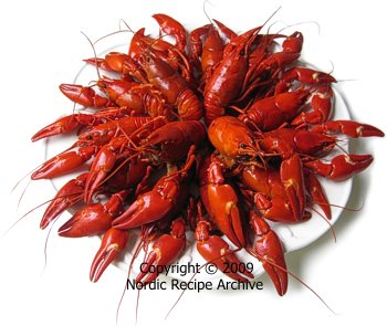 Cooked signal crayfish