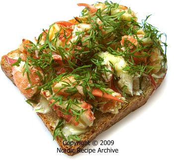 Crayfish toast